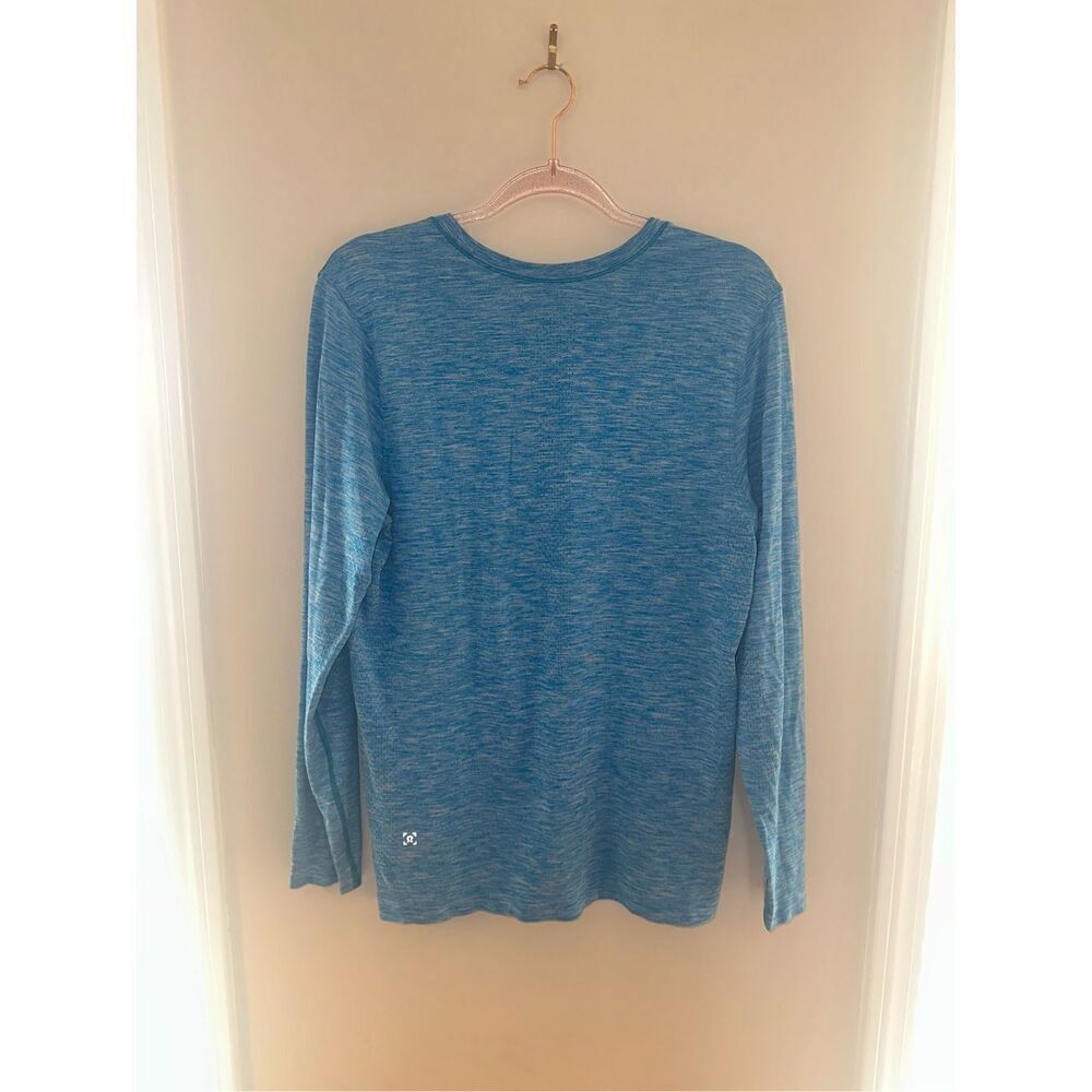 Men's Lululemon Mental Vent Long Sleeve Tshirt Blue Medium - Picture 2 of 4